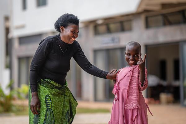 Mother and daughter in Rwanda