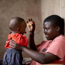 Mother with baby in Rwanda